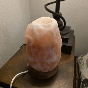 Himalayan Salt Lamp - Natural Pink Orange Glow